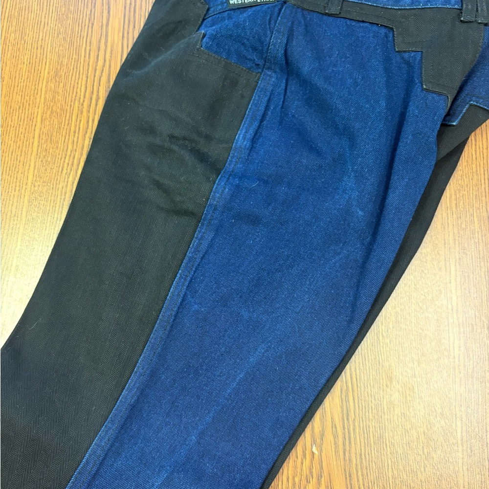 Women's Blue Denim Vest - Picture 2 of 7